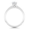 thumbnail image 2 of Delightful Solitaire Ring 0.33 Carat Round Cut Diamond on Gold, 2 of 2