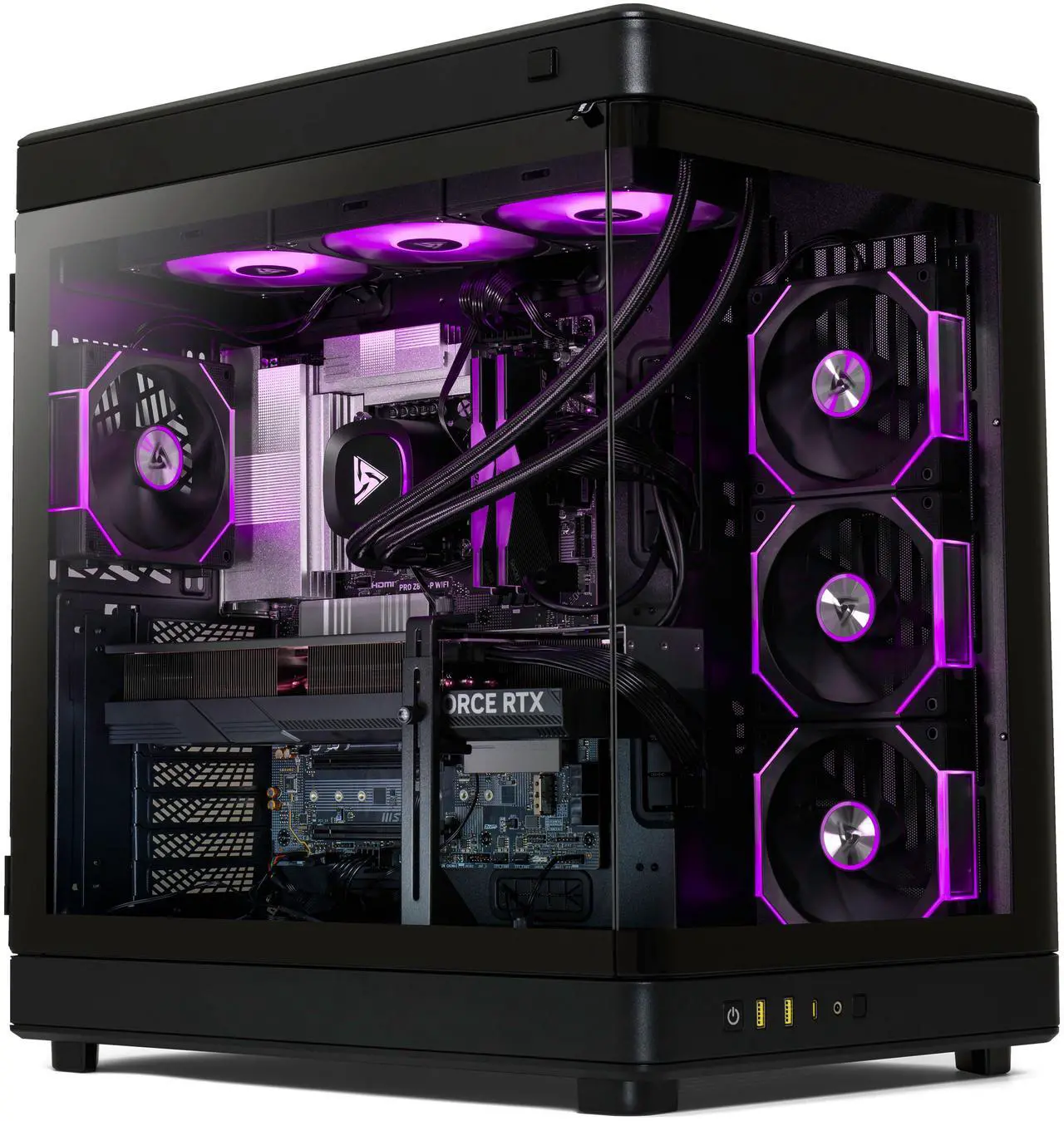 STORMCRAFT Gaming PC WIZARD Intel Core i9-14900KF NVIDIA GeForce RTX 5070 Ti – AI Powered 32GB DDR5 6000MHz RGB 2TB NVMe SSD 360mm AIO 850W PSU Windows 11 Home - WI149KFCC-57TN1