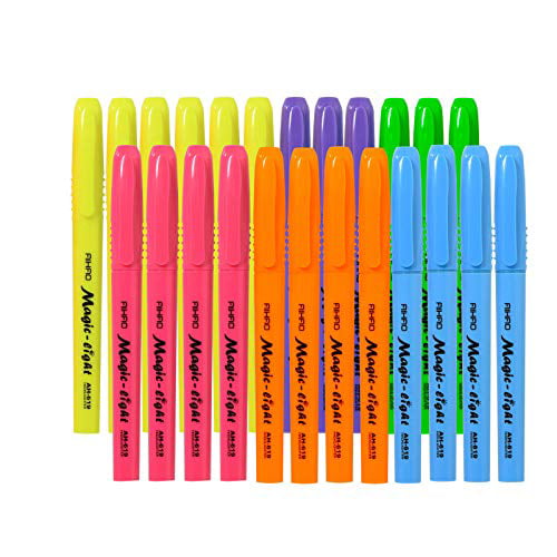 Highlighters Pack of 24 Chisel Tip Highlighter Markers Pen for Home School 