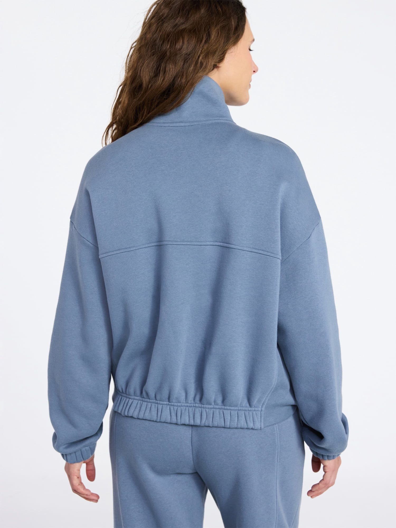 Athletic Works Women's Premium Fleece Active Jacket, Midweight, Sizes XS-4X