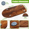 thumbnail image 2 of Xiyztok Wood Mixer Slider Mat for 4.5-5 Qt Tilt Head Stand Mixer Kitchen Appliance Slider Tray Countertop Storage Attachment, 2 of 7