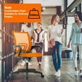thumbnail image 3 of BestOffice Ergonomic Office Chair, Lumbar Support, Adjustable Height with Armrests for Adults(Orange), 3 of 7