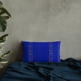 thumbnail image 3 of Royal Blue tribal stripes Throw Pillow, 3 of 4