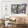 thumbnail image 5 of Elephant Stock Rustic Wood Map Wall Art - Horizontal Multi Panel Canvas - Living Room Wall Decor - Map Multi Panel - Blue And Gray Decor - 74" x 48", 5 of 8