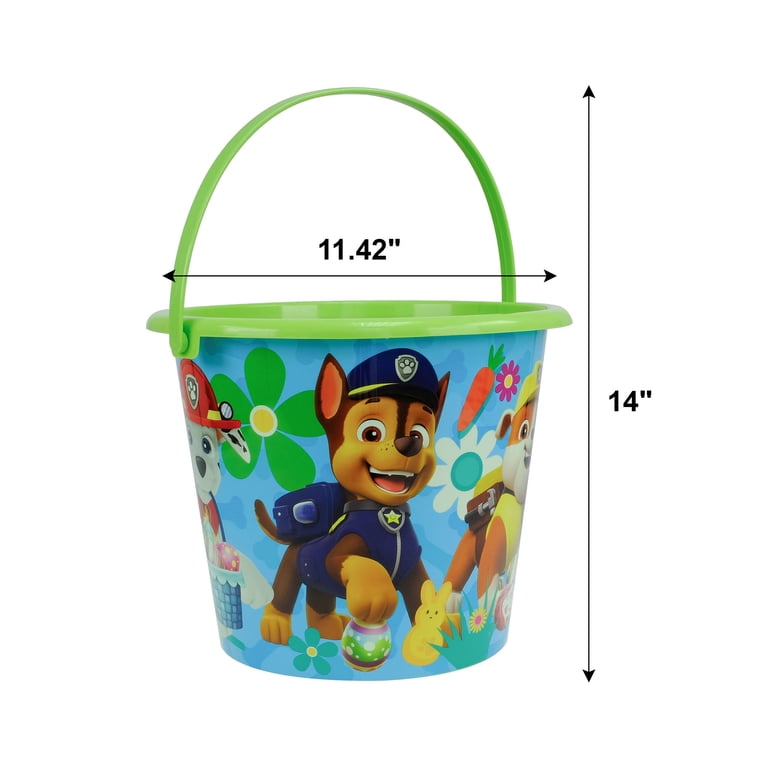 Paw Patrol Jumbo Plastic Easter Pail, Green by Ruz