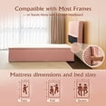 thumbnail image 3 of Toject Twin Size Memory Foam Mattress, Soft Bed with Matching Headboard, Medium Firm Mattress in a Box, No Assembly Required and Bed Frame Needed, Support for Modern Bedrooms, Apartment, Pink, 3 of 14
