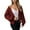Red, variant on Ediodpoh Versatile Womens Cardigan Sweaters Relaxed Fit Solid Knit Sweater Jacket with Button Closure and Classic Detailing Coffee XL