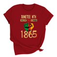 thumbnail image 4 of Simua T-Shirts Patriotiques pour Femmes Manches Courtes Col Rond Été Décontracté Coupe Régulière, 4 of 5