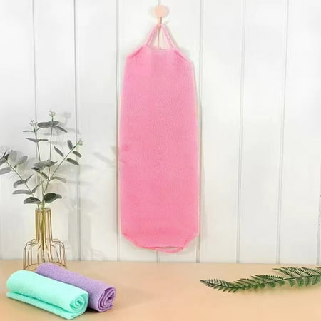 

Nylon Drawstring Bath Brush Back Scrubber For Shower Back Scrubber With Handles Back Scrubber Stretchable Pull Strap Shower Bear Hand Towels for Bathroom Guest Towels for Bathroom Light Towel Set
