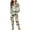 Holly, variant on Christmas Pajamas Sets for Women Size M 2 PCS White Sleepwear Top and Red Long Pants with Pockets Xmas Tree Long Sleeve Pj Snowflake Crewneck Nightwear