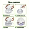 thumbnail image 7 of Humidifier for Bedroom, Large Capacity 1800ML Leaf Humidifier, Ultrasonic Steam Machine, Humidifier Gift for Room,Office,Blue, 7 of 7