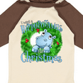 thumbnail image 4 of Inktastic I want a Hippopotamus for Christmas Boys or Girls Long Sleeve Baby Bodysuit, 4 of 5