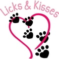 thumbnail image 2 of CafePress - Licks And Kisses -  Round Wood Ornament 4", 2 of 2