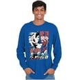 thumbnail image 3 of The Smurfs Kanji Up To No Good Men's Big & Tall Long Sleeve Graphic Tee Brisco Brands 3X, 3 of 5