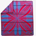 thumbnail image 4 of Basotho Wool Blanket - Scarlet/Cobalt, 4 of 6