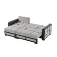 thumbnail image 7 of Ottomanson 96" Convertible Sectional Sofa with Storage, Chenille L-Shaped Couch for Living Room, Silver, 7 of 7