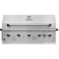 36 in. 5-Burner Drop In Gas Grill in Stainless Steel with Rotisserie Burner
