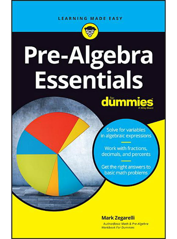 Pre-Algebra Essentials for Dummies, (Paperback)