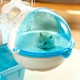 thumbnail image 5 of Visland Small Animal Bath House,Pet Toy Plastic Hamster Bathroom Cage Toilet Bathtub Sand Bath Container Removable External Bathroom, Suitable for Hamster Gerbil, 5 of 8