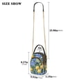 thumbnail image 2 of FORMRS Crossbody Bag for Women Quilted Travel Shoulder Cell Phone Purse with Chain Strap Handbag, Green Lemon Plaid, 2 of 7
