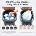 thumbnail image 2 of Portable Washing Machine, 16L Upgraded Mini Washer with Spin Basket Laundry Machine for Baby Clothes, Underwear, Socks; Ideal for Travel, Dorms, Camping (gray), 2 of 2