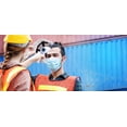 thumbnail image 3 of 100 PCS Surgical / Procedural / Dental Style Face Mask Non Medical Disposable 3-PLY Earloop Mouth Cover, 3 of 5