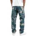 thumbnail image 4 of Dwellite Big and Tall Pants for Men Elastic Waist Hiking Trousers for Men Casual Cargo Pant with Pockets 2026 Sky Blue 3XL, 4 of 4