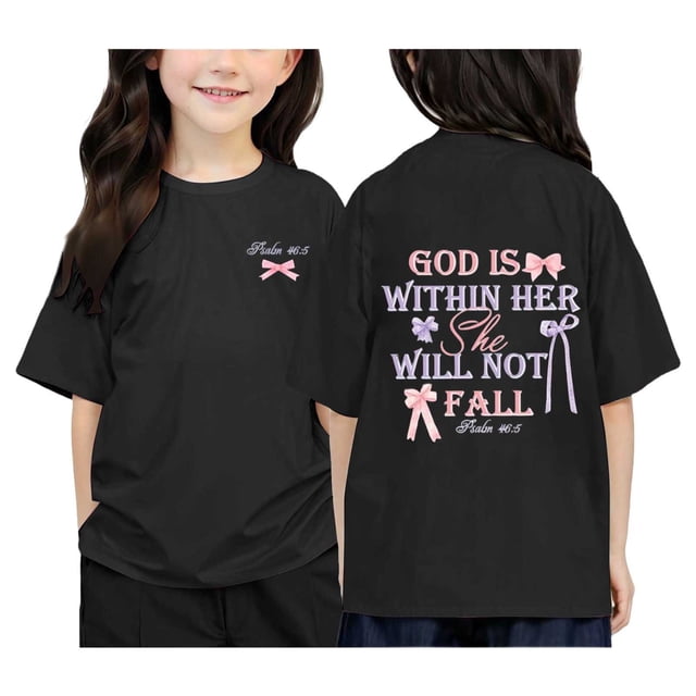 Chemises pour Filles Col Rond Imprimé Manches Courtes Chemises pour Filles Vêtements d'Été pour Tout-Petits Vêtements pour Petites Filles 5-6 Ans Mode Filles