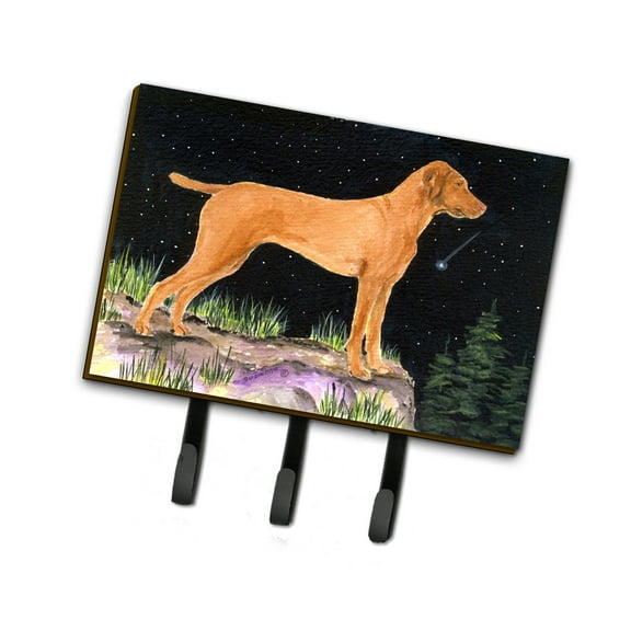 Carolines Treasures SS8478TH68 Starry Night Vizsla Leash or Key Holder Triple multicolor