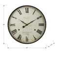 thumbnail image 4 of Monarch Specialties I 9057 - Clocks, 20" Round, Wall Clock, Antique Brown, Transitional, 4 of 4