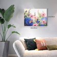 thumbnail image 2 of Fuzoiu Butterfly And Flowers Print Canvas Wall Decorative,Modern Artwork Picture Decor Painting,Living Room Bedroom Home Office,Framed Hangable Decorative Artwork Size 30x40, 2 of 6