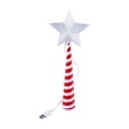 thumbnail image 2 of Baguette Pailletée à Rayures Rouges et Blanches à DEL, Étoile Lumineuse, Décoration pour Maison des Fêtes, Sapin de Noël, Fête, Déco, Cadeau pour Enfants, 2 of 6