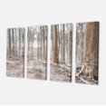 thumbnail image 2 of Dense Forest in the Winter Photography - Modern Forest Canvas Art, 2 of 3