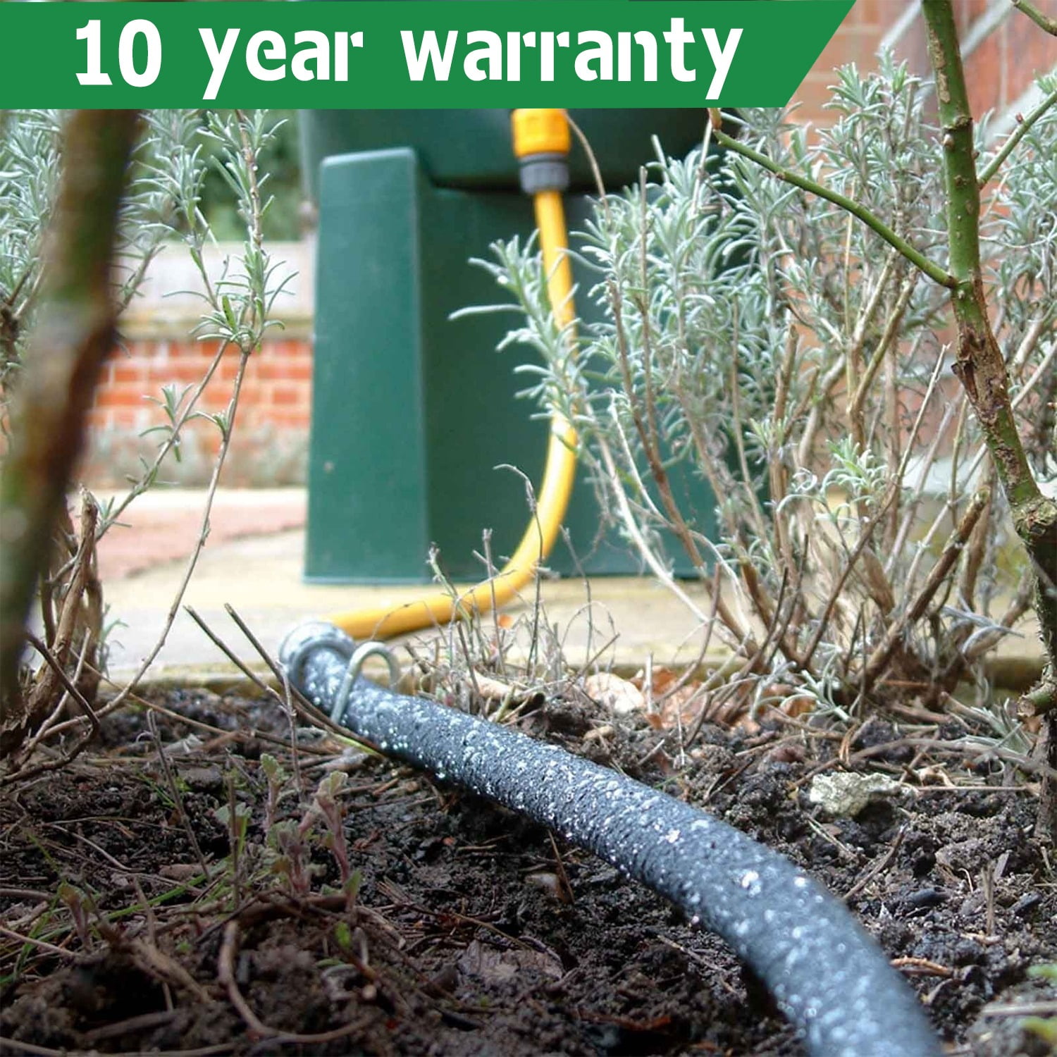 Soaker Hose 50 Ft for Garden Beds, Water Hose for Watering Irrigation, Heavy Duty Garden hose Soaker Hoses  Drip Hoses for Garden - Drip Hose Irrigation