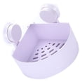 thumbnail image 4 of Plastic Suction Cup Bathroom Kitchen Storage Rack Organizer Shower Shelf (White), 4 of 4