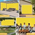 thumbnail image 6 of Yellow Garage Door Cover Banner 6 x 13 FT, Pure Yellow Garage Door Curtains Backdrop with Grommets for Indoor Outdoor Wall Party Porch Yard Decorations Background, 6 of 9