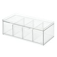 thumbnail image 3 of iDesign Crisp Tea Storage Organizer, Clear, 3 of 8