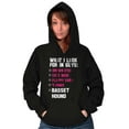 thumbnail image 3 of What I Look In Guys Basset Hound Dog Hoodie Sweatshirt Women Brisco Brands S, 3 of 6