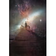 thumbnail image 2 of Murdock, Ramona 17x24 White Modern Wood Framed Museum Art Print Titled - Starry Starry Night, 2 of 4