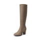 thumbnail image 1 of Botas de Mujer DREAM PAIRS Altas hasta la Rodilla con Tacón Grueso en Caqui Talle 8, 1 of 9