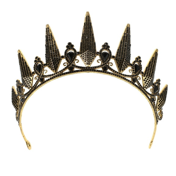 FRCOLOR Bride Crown Headband for Bridal Wedding Bridal Crown Bride Tiara Crown Fairy Crown Tiara Headband for Bridal Birthday Crown Homecoming Tiara