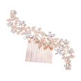 thumbnail image 1 of Peine Pasador de clip de peine de pelo, hecho a mano, tiara, para novias damas de honor , oro rosa Magideal Peine, 1 of 7