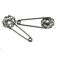 thumbnail image 4 of 10PCS pines de hiyab Zulema Broche de Seguridad negro, 4 of 7