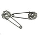 thumbnail image 4 of 10PCS pines de hiyab Zulema Broche de Seguridad negro, 4 of 7