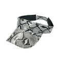 thumbnail image 2 of Fesfesfes Unisex Sun Visor Travel Sun Hat Snake Pattern Print Packable Sport Visor Outdoor Visor Hiking Beach Hats, 2 of 3