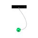 thumbnail image 5 of Pelota a la muñeca, pelota hinchable para practicar ejercicio portátil, muñequera, pulsera de juguete para regalos, fiesta, niñas, deportes Verde, 5 of 9