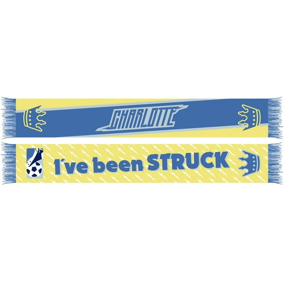 Yellow Charlotte FC 2025 Third Jersey Hook Scarf