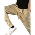 thumbnail image 5 of Ma Croix Mens Viscose Jogger Elastic Harem Drop Crotch Pants with Pockets, 5 of 6