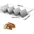 thumbnail image 2 of 4 Compartment Burrito Rack Oven Safe Stainless Steel 304 Burrito Rack 2 Pieces, 2 of 5
