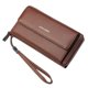 thumbnail image 1 of Cartera de hombre, informal, de negocios, de gran capacidad, tipo sobre, con estampado de lichi, tarjetero, tipo sobre, 1 of 5